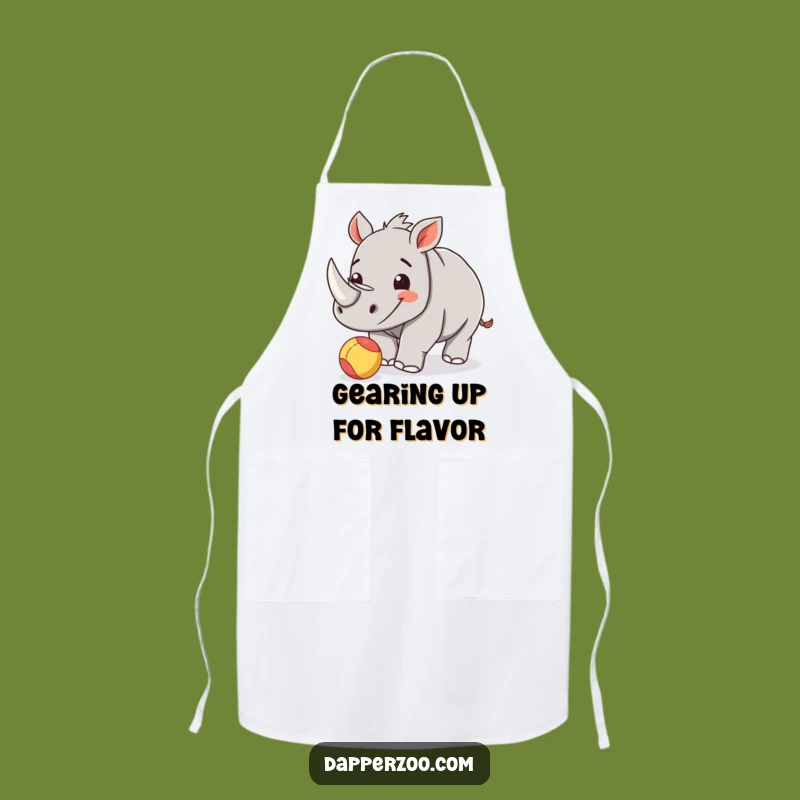 Funny Rhino Calf Apron: Playful Nudge, Practical Funny Gift for Kitchen Fun