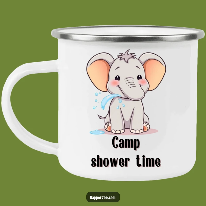 Adventure Ready Funny Elephant Camping Mug - Joyful Outdoor Gift