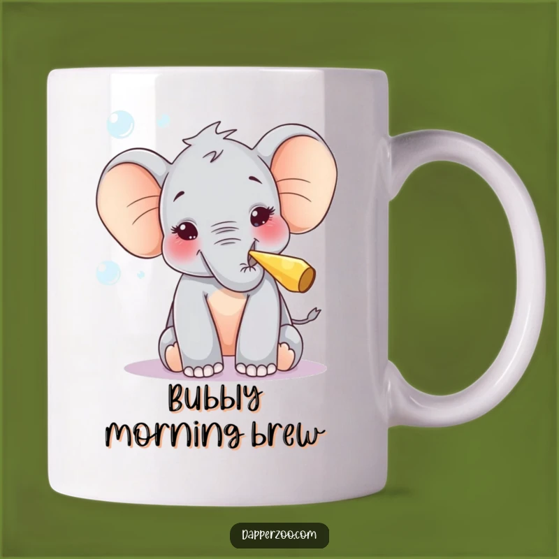 Funny Elephant Bubbles Mug - Delightful Party Blower Gift