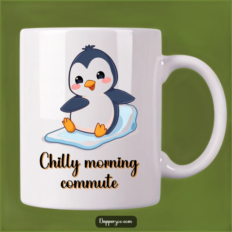 Funny Penguin Belly Slide Mug: A Hilarious Gift for Winter Fun Lovers
