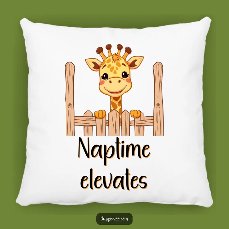 Comfy Funny Giraffe Peeking Pillow - Grinning Decor, Perfect Gift