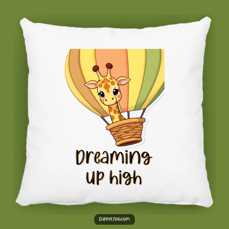 Funny Giraffe Comfort Pillow: Curious Giraffe Peeking, Adorable Adventure Gift!