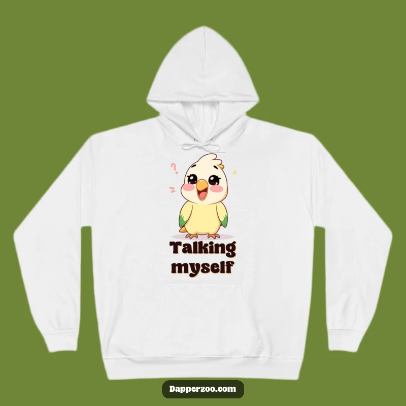 Cozy Funny Kawaii Parrot Mimic Hoodie: Warmth Meets Vocal Humor!