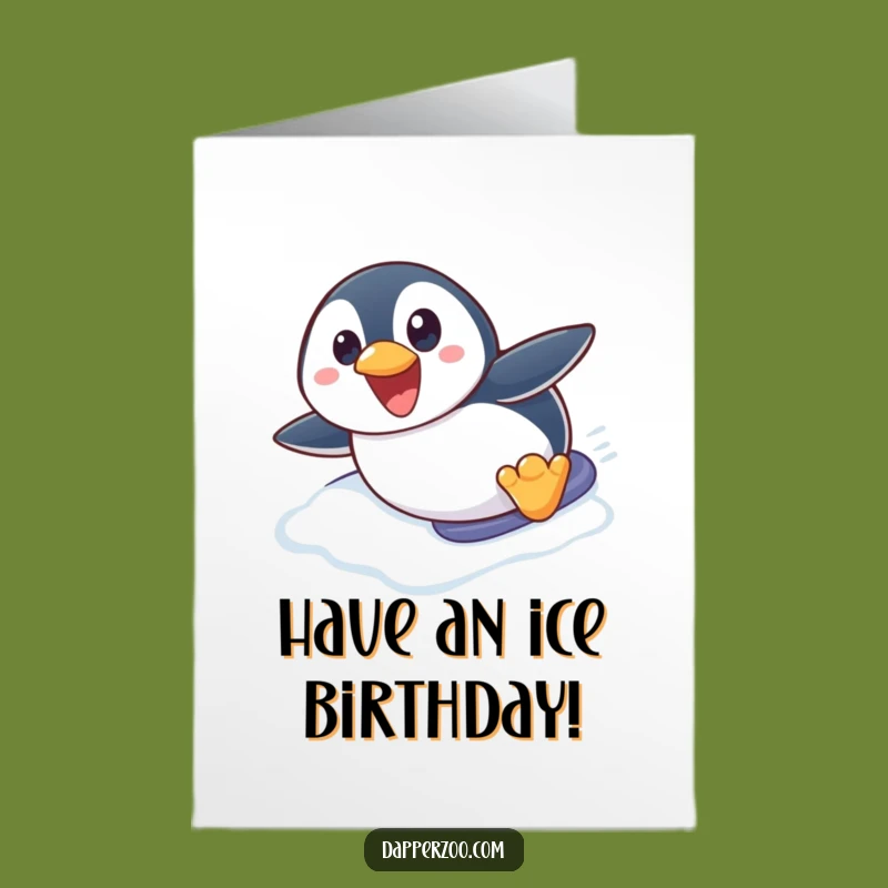 Free Printable Penguin Birthday Card: Hilarious Sliding Fun Downloadable Gift!